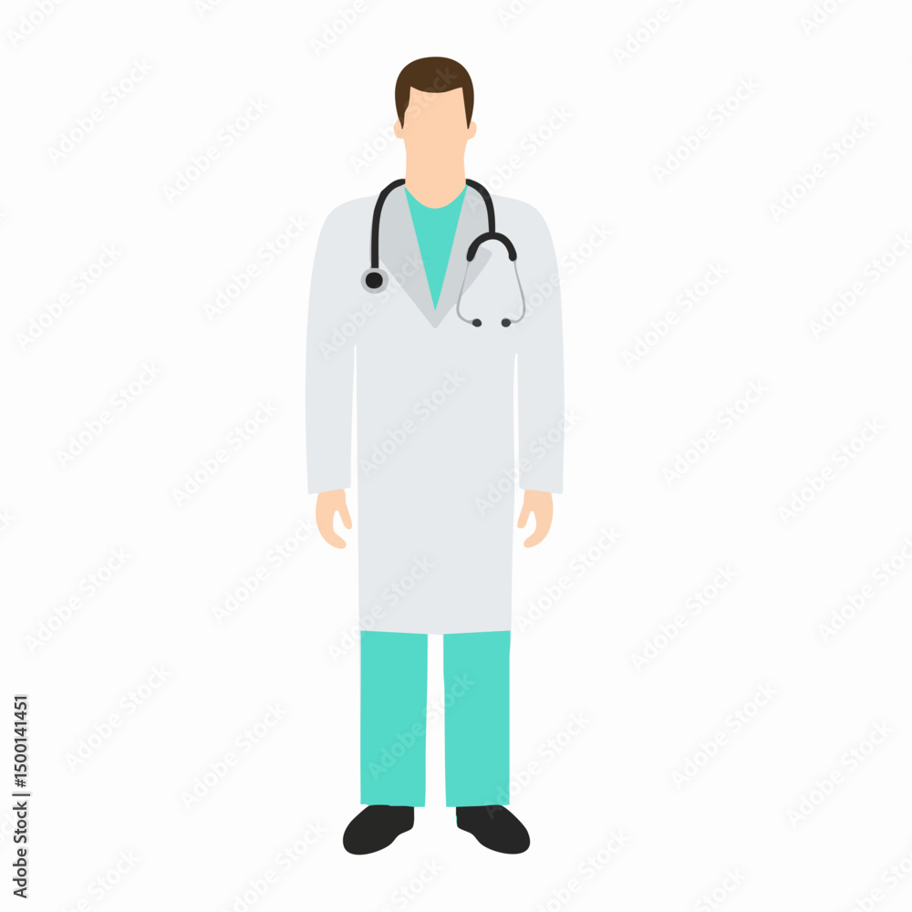 Vector illustration of a physicianVector image Vector illustration of a physicianVector image