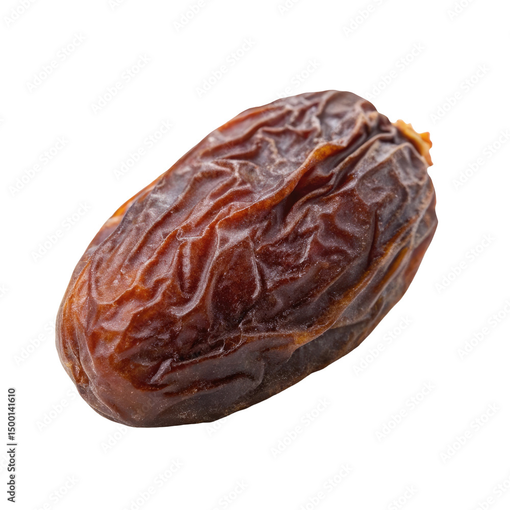 Fresh Date Fruit on Pure White Background – Healthy Natural Snack Fresh Date Fruit on Pure White Background – Healthy Natural Snack