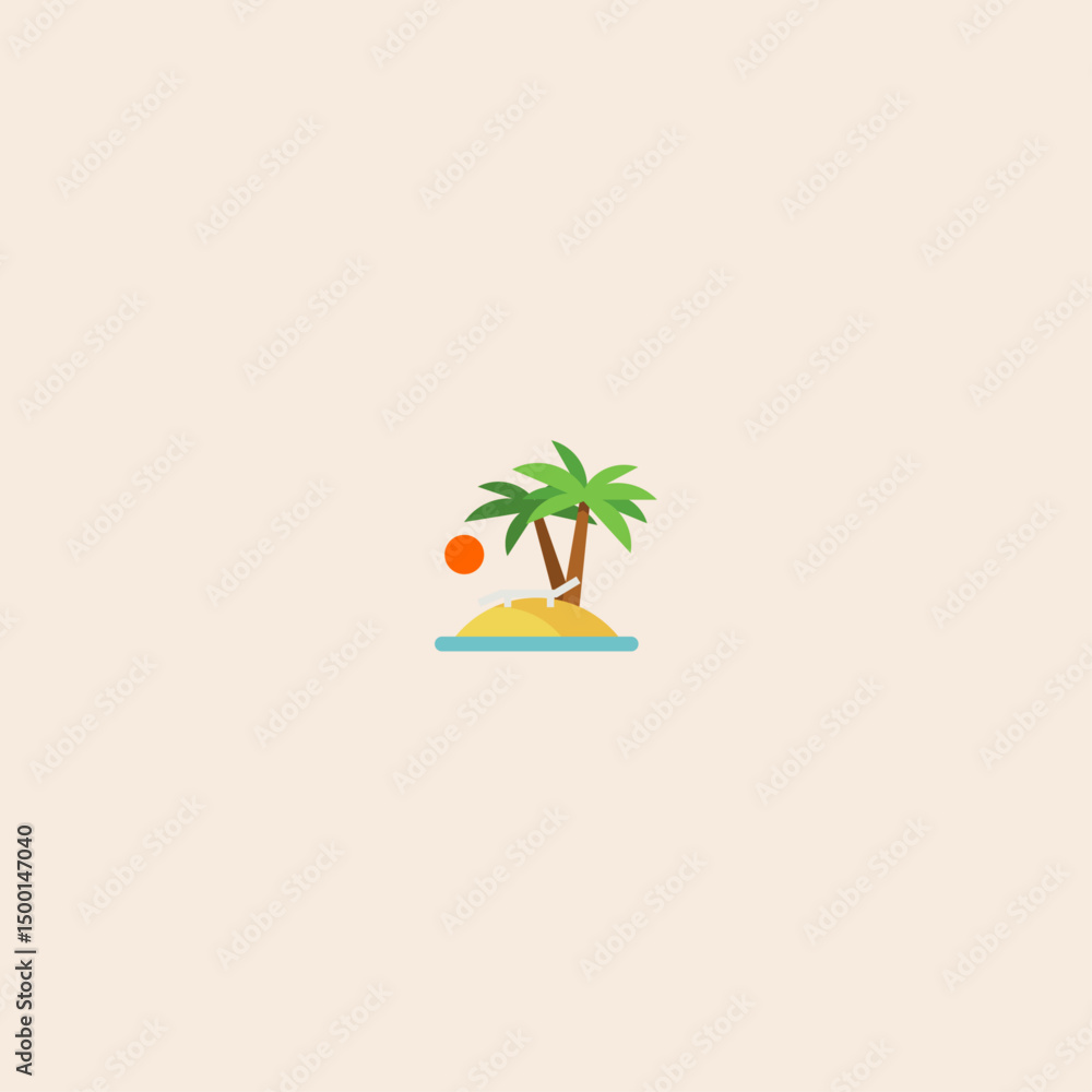Obraz premium Freelance icon flat vector design. 