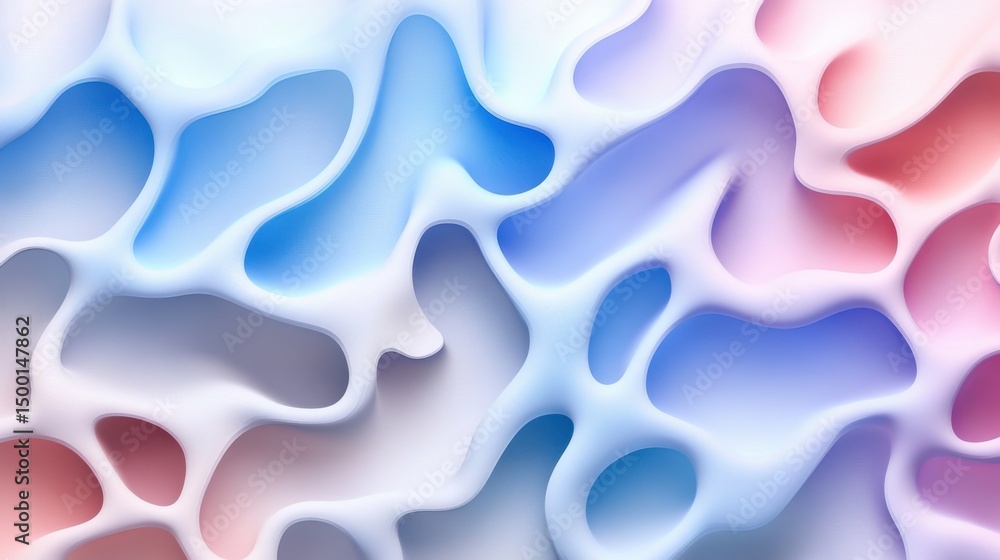 Abstract Fluid Pattern in Soft Blue and Pink Tones for Background Use Abstract Fluid Pattern in Soft Blue and Pink Tones for Background Use