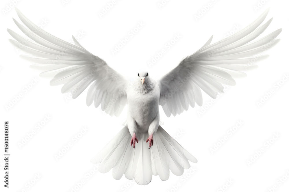 Obraz premium PNG Dove animal white bird.
