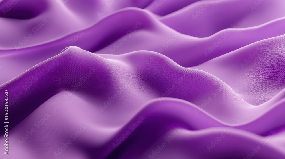 Smooth Purple Fabric Texture With Gentle Waves and Soft Curves Smooth Purple Fabric Texture With Gentle Waves and Soft Curves