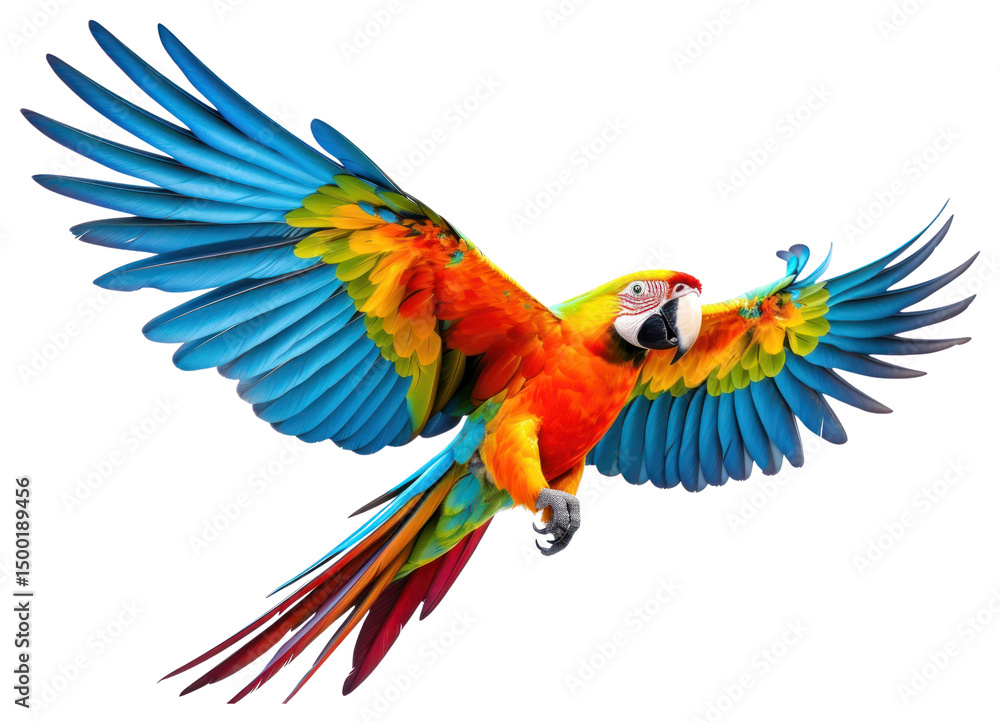 Obraz premium PNG Parrot animal flying bird.