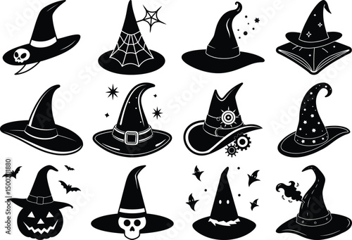 Halloween Silhouette Hat Design