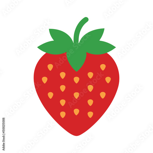 strawberry isolated on white background