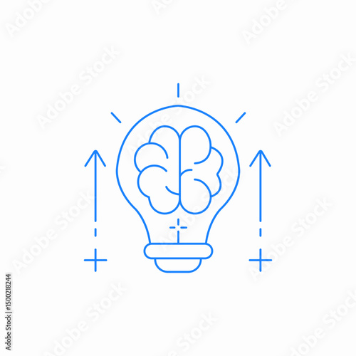 innovation bulb icon sign vector