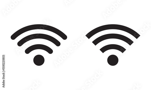 Wi-fi icon, wi-fi sign.