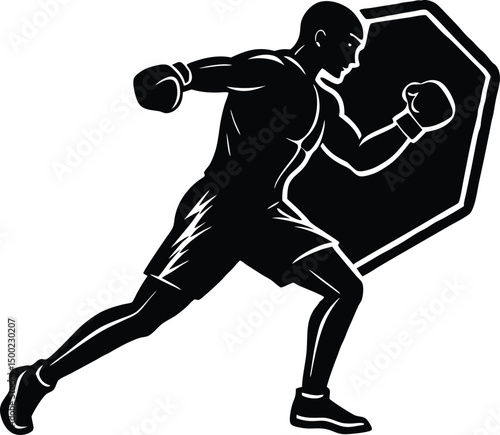boxer silhouette