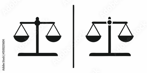scales of justice,black and white,minimalist,simple,balanced,symmetry,legal,law,authority,judgement
