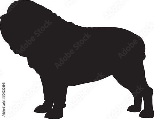 NEAPOLITAN MASTIFF SILHOUETTE