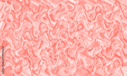 Abstract Coral Wave Pattern Background with Smooth Lines and Subtle Light Variations