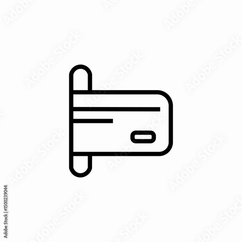 credit card icon sign vector