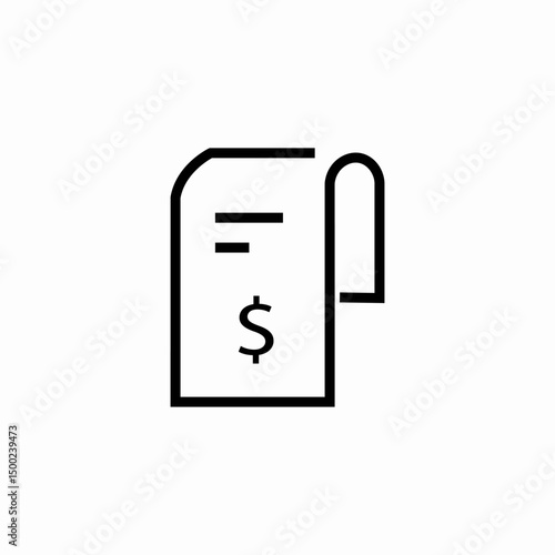 dollar bill icon sign vector