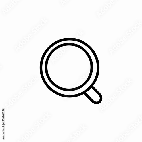 magnifying glass icon sign vector