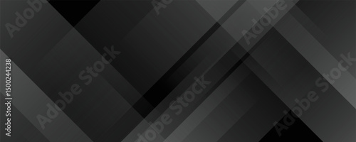 Black abstract background. Elegant dark diagonal shape elements.