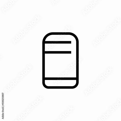 thermos bottle icon sign vector
