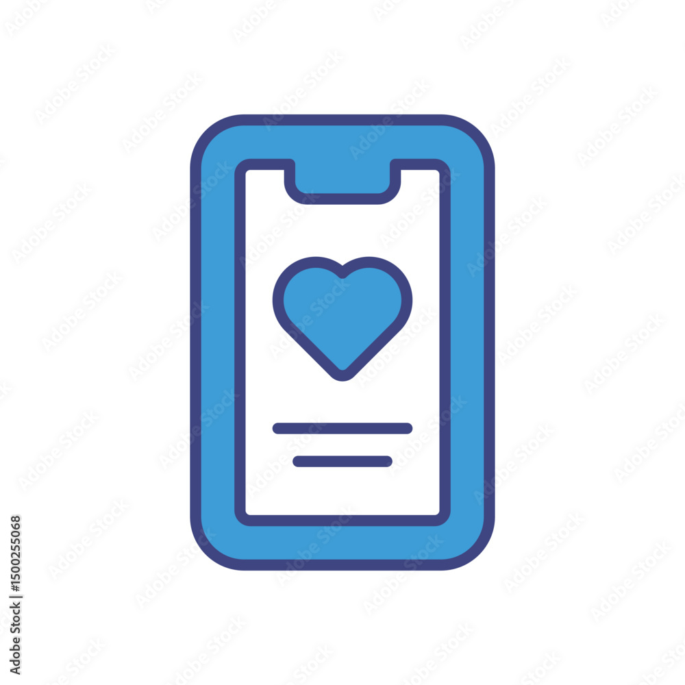 Send Like icon vector stock illustration Send Like icon vector stock illustration