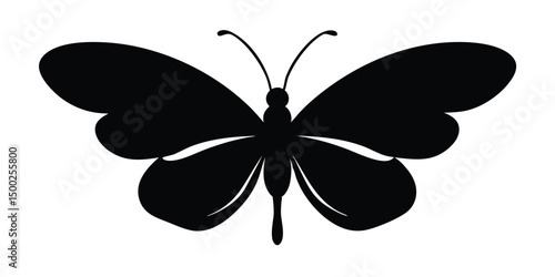 Butterfly Silhouettes Vector Illustration