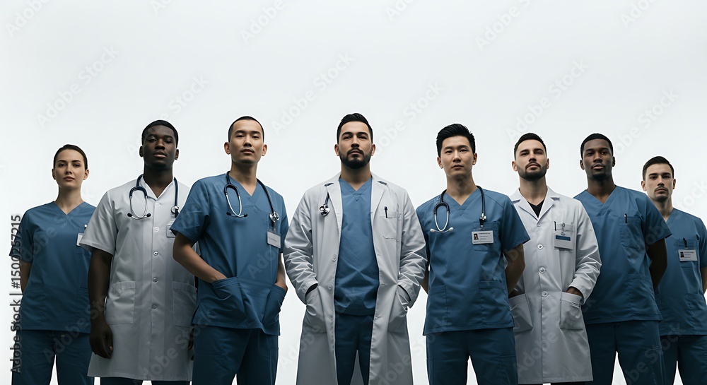 Profession and work portraits on white background
Profession and work portraits on white background