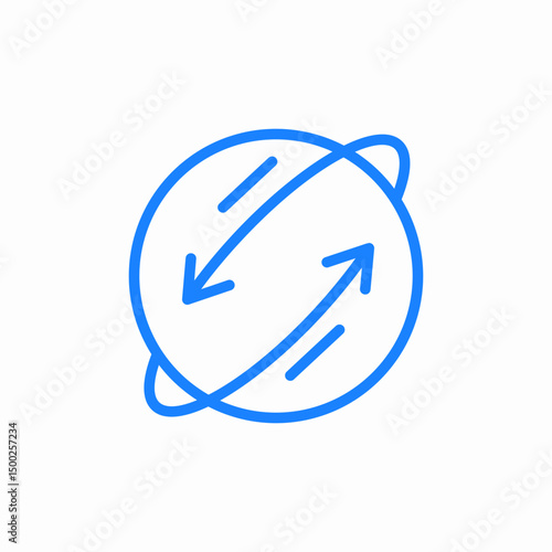 data transfer icon sign vector