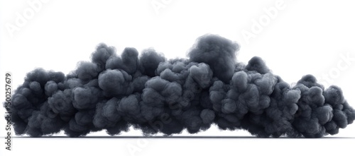 Wallpaper Mural Dark, billowing smoke cloud Torontodigital.ca