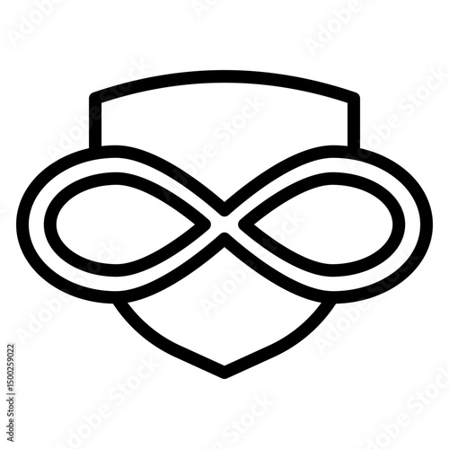 DevSecOps Implementation Vector Line Icon Design