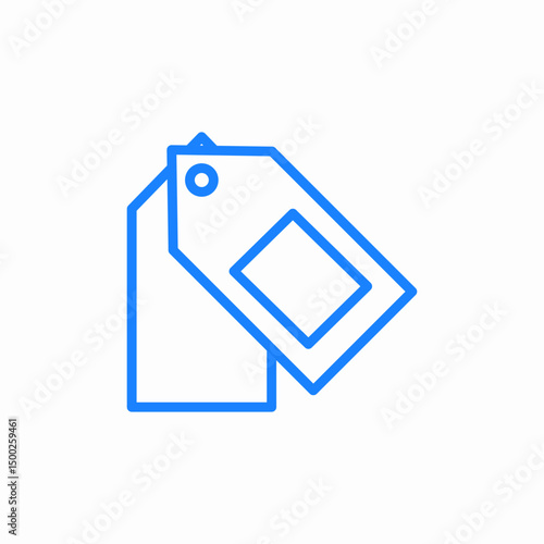 sale tag icon sign vector