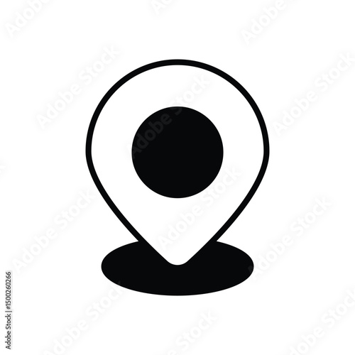 Location icon vector stock illustration