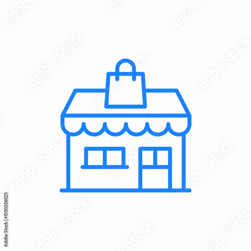 gift shop icon sign vector