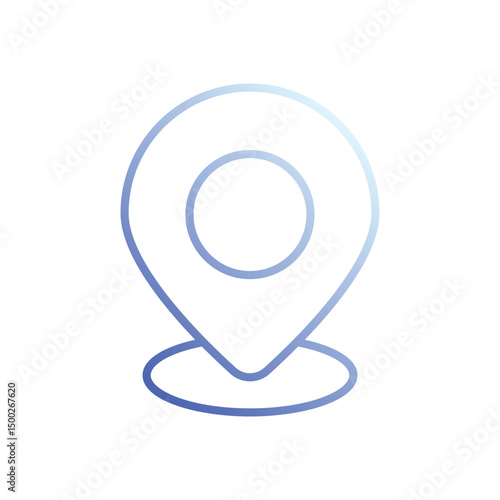 Location icon vector stock illustration
