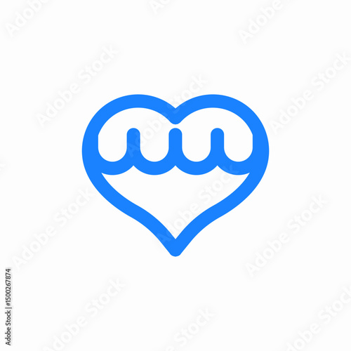 love heart icon sign vector
