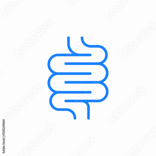 simple stomach icon sign vector