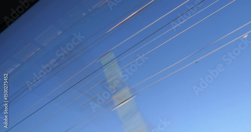 Railway Lines from Inside Moving Train