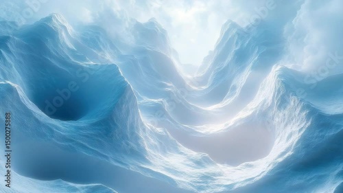 Wallpaper Mural Majestic Iceberg in the Open Ocean Torontodigital.ca
