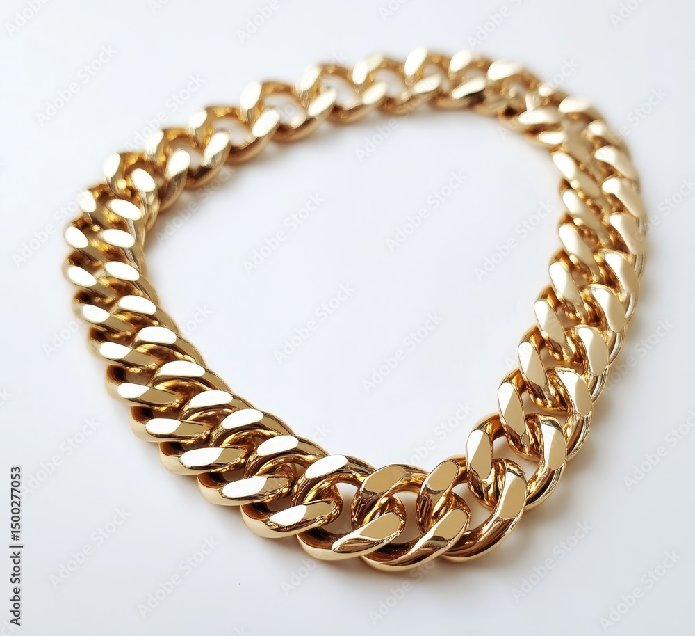 Obraz premium Gold chain bracelet