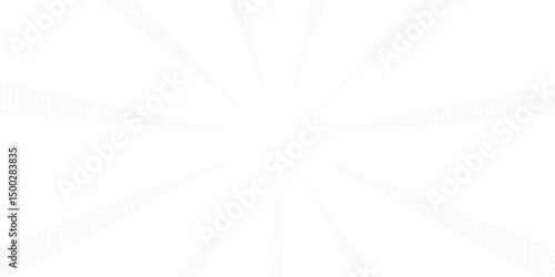 abstract gray white sun rays, retro styled comics book texture background, halftone illustration, pop art concept