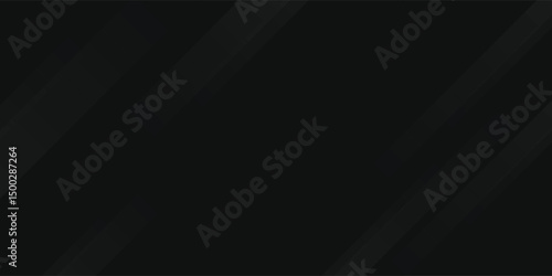 Black abstract background. Elegant dark diagonal shape elements.