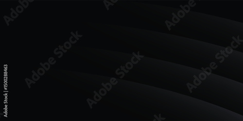 Black abstract background. Elegant dark diagonal shape elements. Modern luxury grey gradient graphic design.