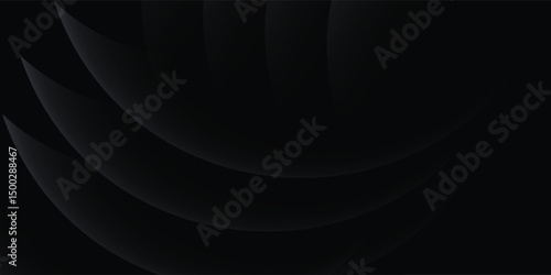 Black abstract background. Elegant dark diagonal shape elements. Modern luxury grey gradient graphic design.