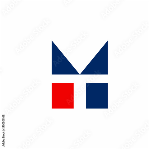 Free Download Simple abstract TM letter logo design. - GFXLoad