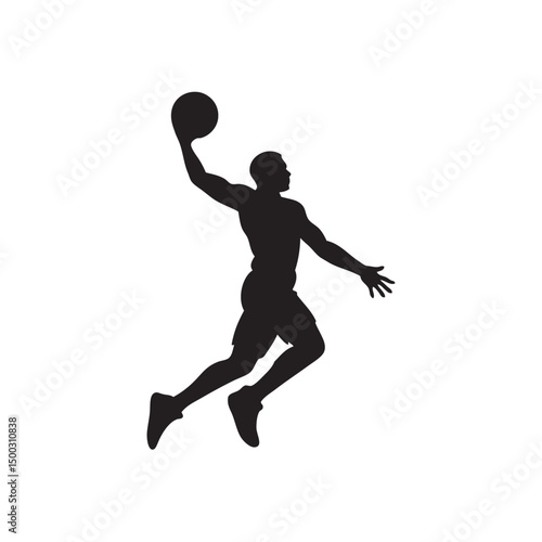 slam dunk basketball action