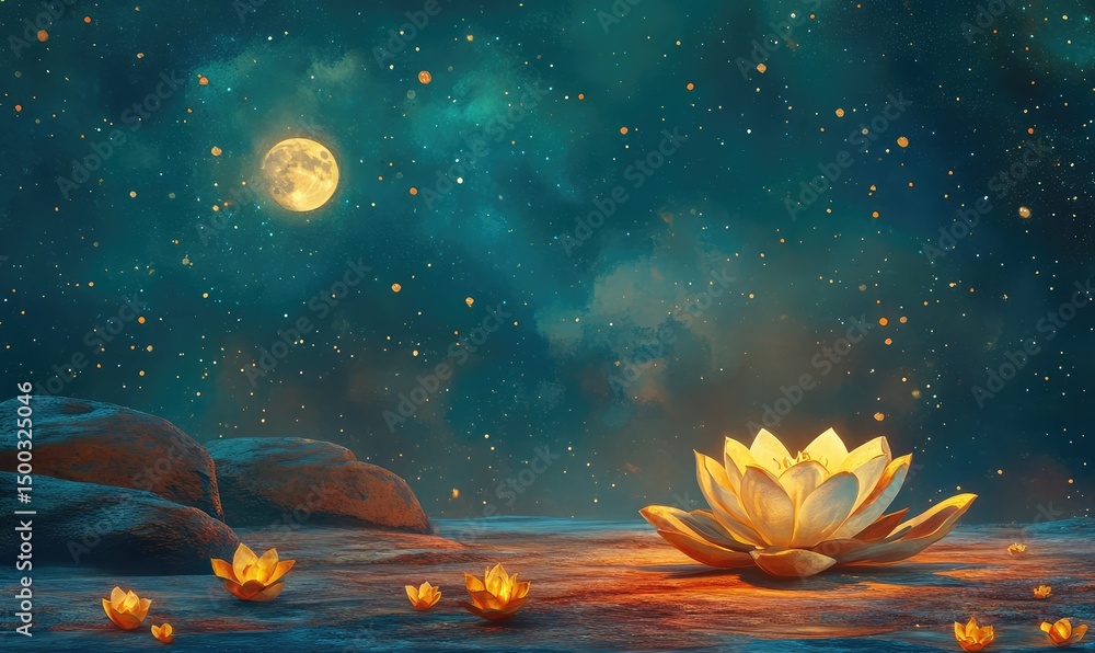 Guru Purnima India Holiday Conceptual Backdrop. AI generated illustration. Guru Purnima India Holiday Conceptual Backdrop. AI generated illustration.