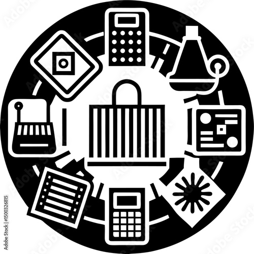 QR code set. Scan Me. Scan qr code icon. Template of frames for QR code with text - scan me. Vector illustration.