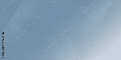 Abstract hexagon lines on gray background. illustration vector