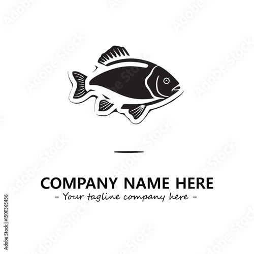 Fish logo company design vector illustration