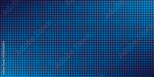 Wallpaper Mural Abstract blue wavy halftone background. Dot pop art sport style vector illustration simple Torontodigital.ca