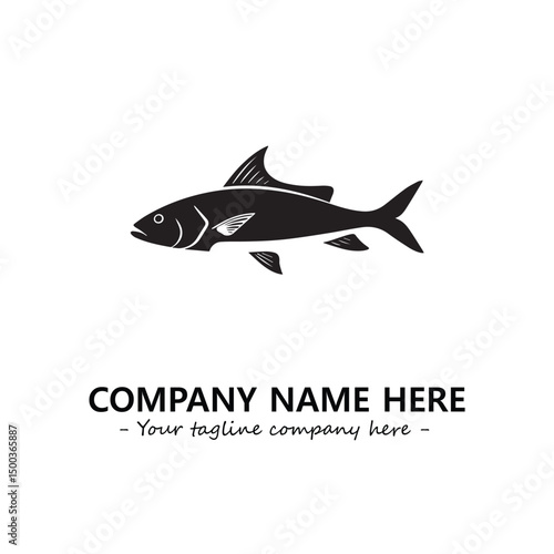 Fish logo company design vector illustration