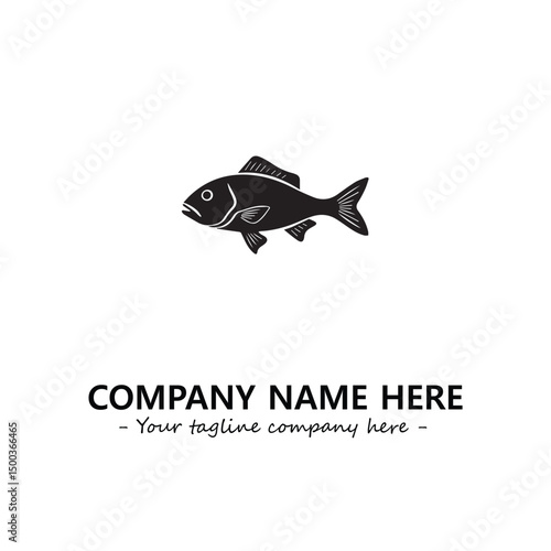 Fish logo company design vector illustration