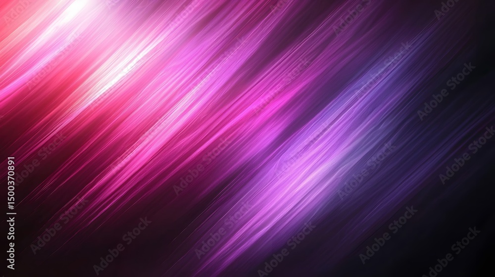 Fototapeta premium Abstract design with diagonal lines of vibrant color gradients.