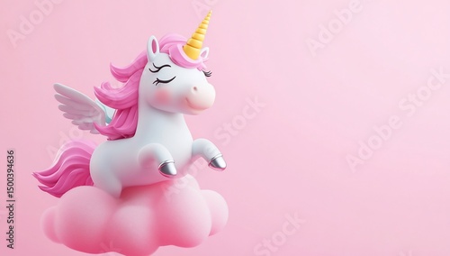 Pink Unicorn on Cloud.